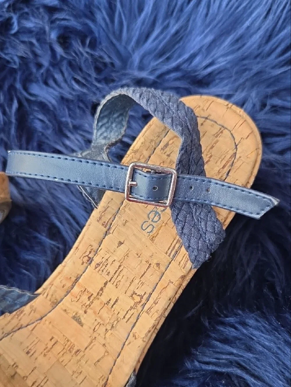 Maurices navy braided
